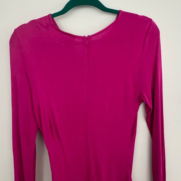 Farm Rio Long Sleeve Bodysuit in Pink - Picture 5 of 8